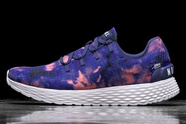 Nobull Tie-Dye Ripstop Runner Men's Running Shoes Indigo Pink | Australia (QU8274)